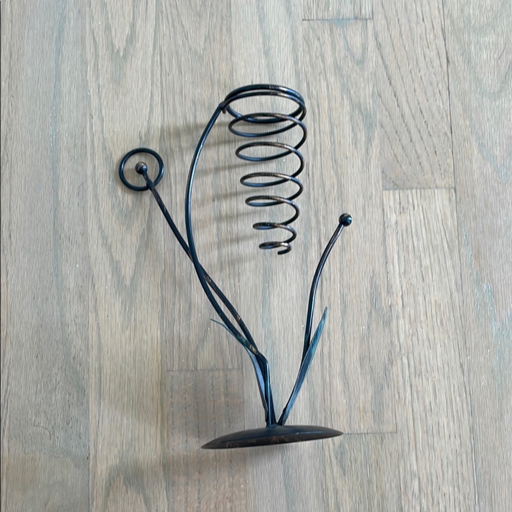 Metal Spiral jewelry Holder